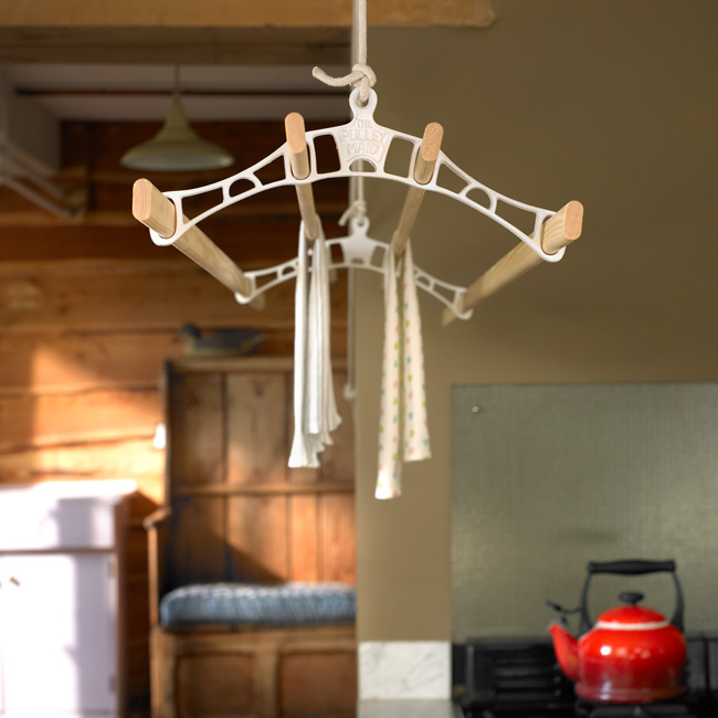 The Pulley Maid classic traditional clothes airer, indoor drying rack